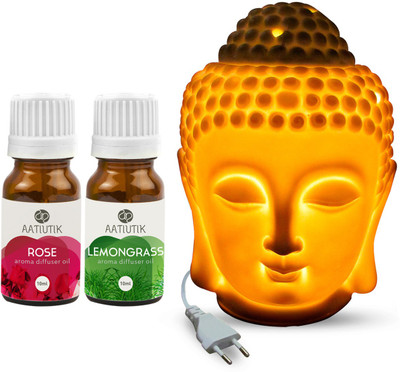Aatiutik Lavender, Lemongrass Diffuser Set AT-eBUDDHA_LR_LG(3 x 6.67 ml)