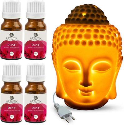 Aatiutik Rose Diffuser Set AT-eBUDDHA_4RS(5 x 8 ml)