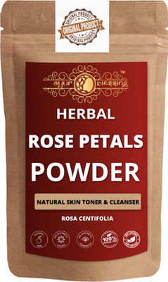 

Ayur Blessing Rose Petals Powder for Skin Whitening | For Face | Face Packs | Skin Moisturizing -100% Natural & Herbal | Skin Care Face Pack(150 g)