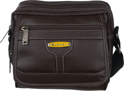 

Blowzy Traveler Sling Bag For Ipad/Tablet Shoulder Side Sling Waterproof Multipurpose Bag(Brown, 9 inch)