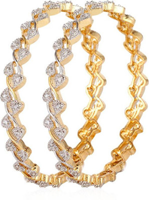 Kanishk creations Alloy Gold-plated Bangle(Pack of 2)