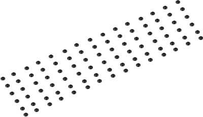 

Crystal Fancy Bindi Indian Women Black Bindis(Bindi)