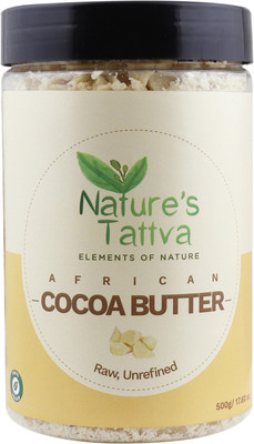

Nature's Tattva Unprocessed and Unrefined Raw Organic Cocoa Butter, 500g(500 g)