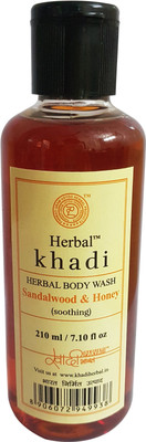 

Herbal Khadi SANDALWOOD+HONEY BODY WASH(210 ml.)(210 ml, Pack of 4)