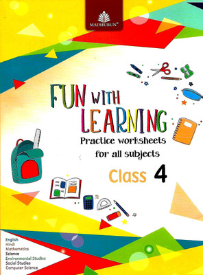 MADHUBUN, FUN WITH LEARNING PRACTICE WORKSHEETS FOR ALL SUBJECTS CLASS- 4(English, Paperback, PANNEL OF AUTHOR)