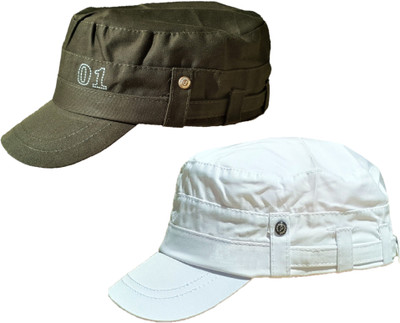 Atabz Solid Sports/Regular Cap Cap(Pack of 2)