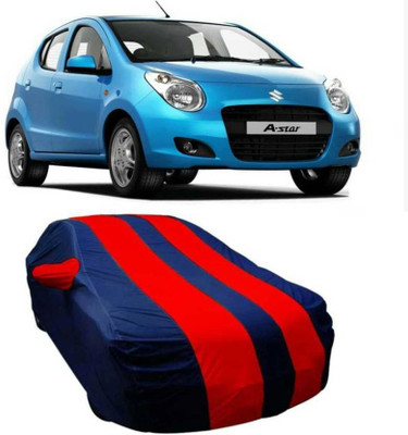 ANLOPE Car Cover For Maruti Suzuki A-Star (With Mirror Pockets)(Blue, Red)