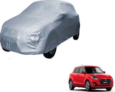 Auto Hub Car Cover For Maruti Suzuki Swift (Without Mirror Pockets)(Silver, For 2018 Models)