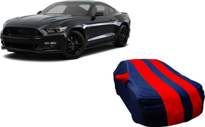 ANLOPE Car Cover For Ford Mustang (With Mirror Pockets)(Blue, Red)