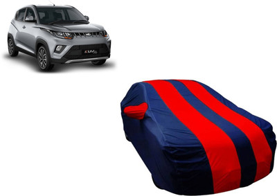 ANLOPE Car Cover For Mahindra KUV100 (With Mirror Pockets)(Blue, Red)