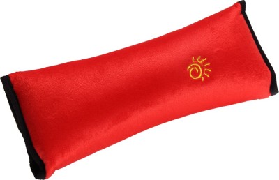 Nema Red Cotton Car Pillow Cushion for Universal For Car(Rectangular)
