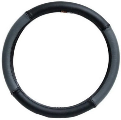 SPEEDZZ Steering Cover For Hyundai Creta(BLACK, Leatherite)