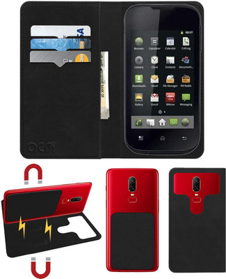 ACM Flip Cover for Iball Andi 3.5r(Black, Cases with Holder, Pack of: 1)