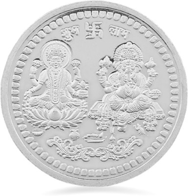 PC Jeweller 999 Purity 50 g Laxmi Ganesh Silver Coin S 999 50 g Silver Coin