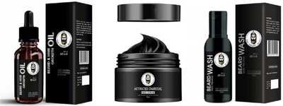 

THE GOLDEN BEARD Professional series Face scrub 50 gm Beard oil 30 ml Beard wash 50 ml [pack of 3](Set of 3)