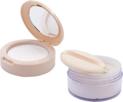 

One Personal Care 2 in 1 Whitening Skin Highlighting Complexion (05) Pressed + Loose Powder Compact(Ivory White)