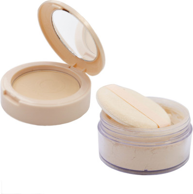 

One Personal Care 2 in 1 Whitening Skin Highlighting Complexion (04) Pressed + Loose Powder Compact(Pastel Honey Sand)