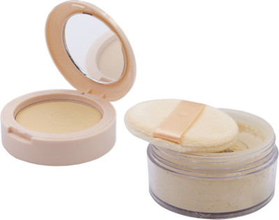 

One Personal Care 2 in 1 Whitening Skin Highlighting Complexion (02) Pressed + Loose Powder Compact(Latte)