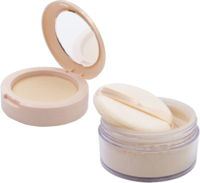 

One Personal Care 2 in 1 Whitening Skin Highlighting Complexion (03) Pressed + Loose Powder Compact(Latte)