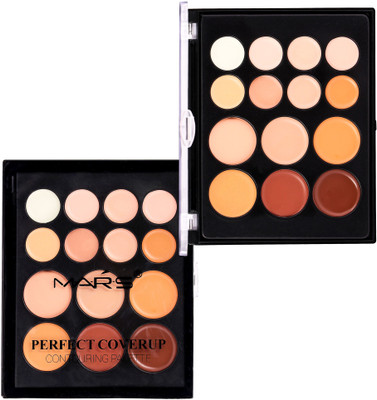 

Mars Perfect Cover-up contour Concealer Palette Concealer(Beige-65)