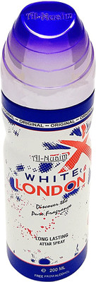

Al Nuaim WHITE LONDON LONG LASTING BODY SPRAY ALCOHOL FREE Body Spray - For Men & Women(200 ml)
