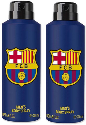 

FC Barcelona Blue Combo Pack Of 2 Deodorant Spray - For Men(400 ml, Pack of 2)