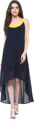 ZIMA LETO Women Maxi Blue Dress