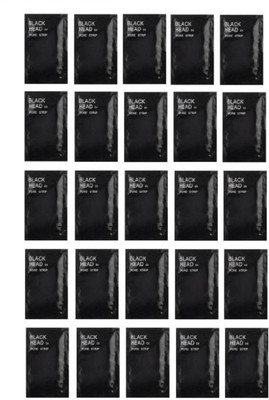 

Osking Black Mask Activated Charcoal Blackhead Whitehead Remover Pore Cleansing Black Mask Pack Of 25 (150 g)(150 g)