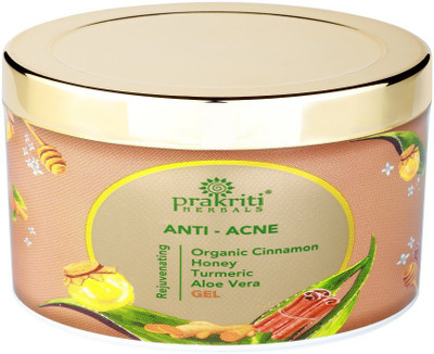 

Prakriti Herbals ANTI ACNE CINNAMON HONEY TURMERIC ALOE VERA GEL(220 g)