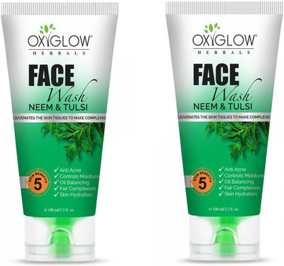 

Oxyglow NEEM & TULSI FACE WASH PACK OF 2 200 ML Face Wash(200 ml)