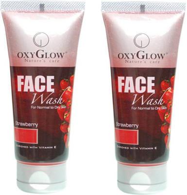 Oxyglow STRAWBERRY FACE WASH 200 ML PACK OF 2 Face Wash(200 ml)