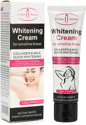 

PSYCHE Whitening Cream For Sensitive Areas (Armpit & Bikini) - Collagen & Milk Quick Whitening (3 days) Rejuvenating system(50 ml)