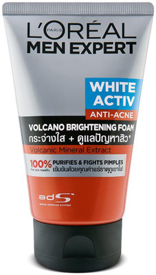 

L'Oreal Men Expert White Activ Anti Acne Volcano Brightening Foam(100 ml)