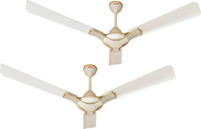 

ACTIVA COROLLA ANTI DUST PACK OF 2 3 Blade Ceiling Fan(IVORY, Pack of 2)