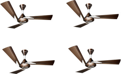 Orient Electric ORINA CHOCOLATE BROWN IVORY 1200 mm 3 Blade Ceiling Fan(Brown, Pack of 2)