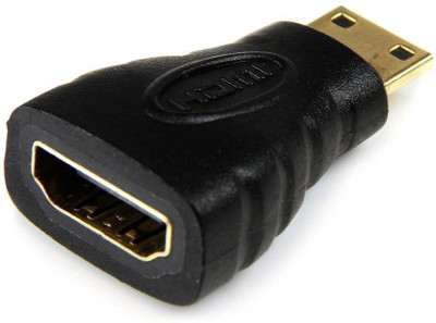 

Fangtooth Mini HDMI C Male to HDMI A Female Adapter Converter Connector Plug Gaming Adapter(Black, For Xbox One, PS4, PS3, X-box 360, PC)