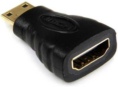 

Fangtooth Mini HDMI C Male to HDMI A Female Adapter Converter Connector Plug Type C to A Gaming Adapter(Black, For Xbox One, PS4, PS3, X-box 360, PC)