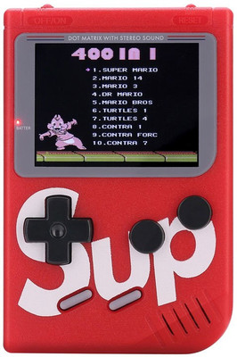 

WEBSTER SUP 400 in 1 Retro Game Box Console Handheld Game PAD Gamebox with TV output Gaming Console 8 GB with Mario, Super Mario, DR Mario, Contra, Turtles, and other 400 Games(colors Randomly selected)