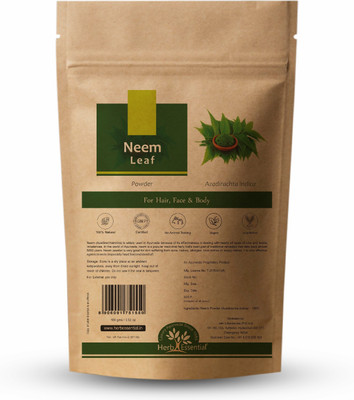 

Herb Essential Natural Neem Leaves Powder (Azardirachta Indica) - 100 gm(100 g)