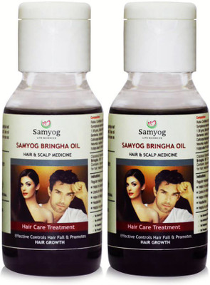 

Samyog Life Sciences SAMYOG BRINGHA OIL, Hair and Scalp Medicine, Hair-fall Treatment, Promoting Hair Growth (Pack of 2)(60 ml)
