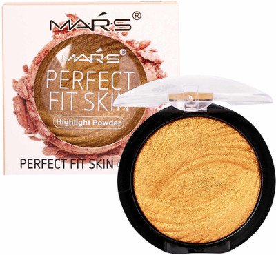 

Mars Highlighter Contour Glow Shimmer Shiny Bronzer Long Lasting Highlighter(Gold Rush)
