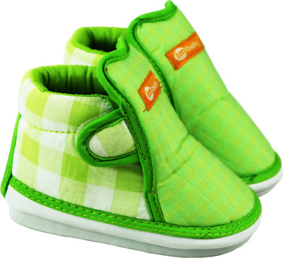 

im baby Boys & Girls Velcro Casual Boots(Green
