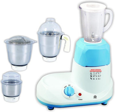 

Magic Surya COSMIC M-320 750 Mixer Grinder(White, Blue, 4 Jars), Blue;white