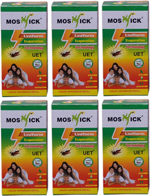 Moskick VAAHMK6 Mosquito Vaporiser Refill(6 x 45 ml)