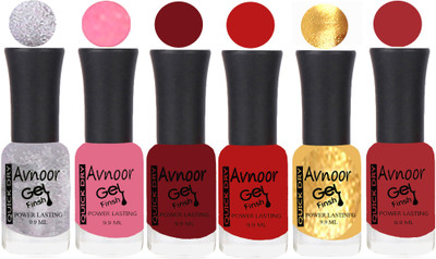 

Avnoor Trending Velvet Matte Nail Polish Combo 1969 Multicolor(Pack of 6)