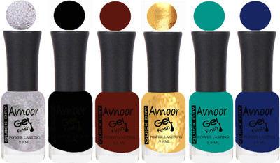 

Avnoor Trending Velvet Matte Nail Polish Combo 1934 Multicolor(Pack of 6)