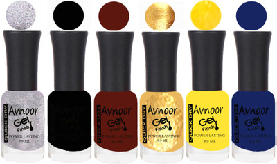 

Avnoor Trending Velvet Matte Nail Polish Combo 1979 Multicolor(Pack of 6)