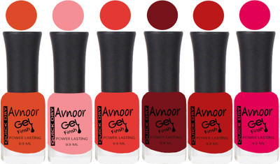 

Avnoor Trending Velvet Matte Nail Polish Combo 1927 Multicolor(Pack of 6)