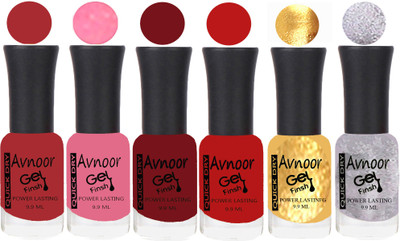 

Avnoor Trending Velvet Matte Nail Polish Combo 1972 Multicolor(Pack of 6)