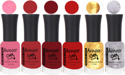 

Avnoor Trending Velvet Matte Nail Polish Combo 1965 Multicolor(Pack of 6)